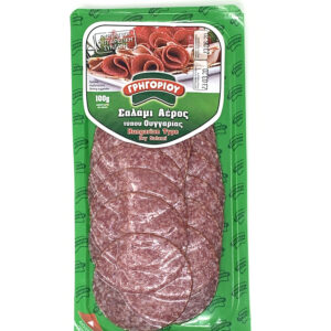 Gregoriou Hungarian Type Dry Salami Sliced 100gr