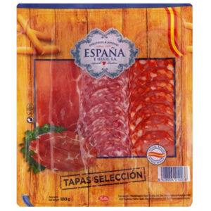 Espana Sobre Surtido Tapas Con Jamon 100gr