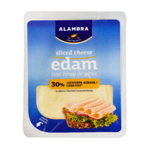 Alambra Sliced Edam Cheese 30% Less Fat 200gr