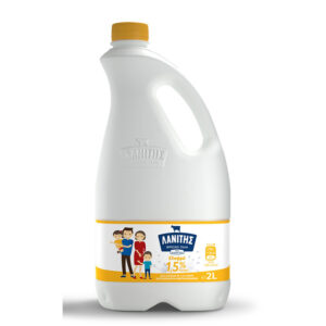 Lanitis Fresh Milk 2L With 1.5% Low-Fat Content