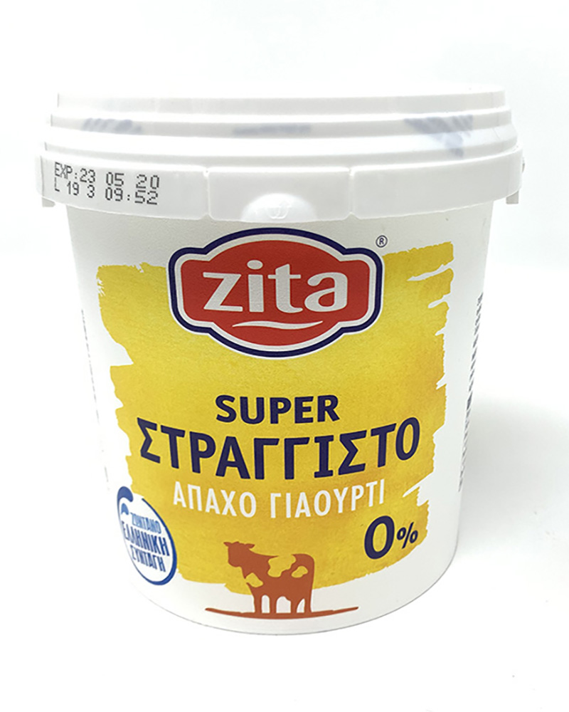 Zita Strained Yoghurt 0% 1Kg