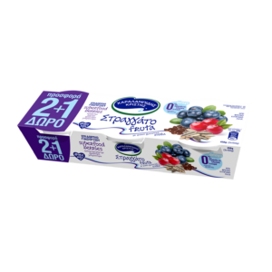 Charalambides Christis Straggato Fruta Yoghurt With Super Fruit Berries 3X150gr (FAMILY PACK)