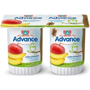 Delta Advance Baby Yoghurt With Apple and Banana 2X150gr