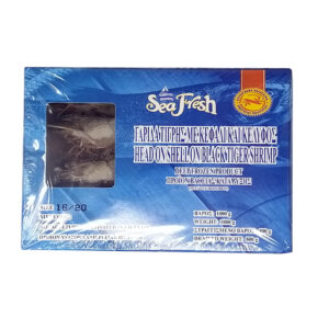 Shrimps  16/20 Raw Hoso Bl.Tiger Vietnam 20% (1Kg) 800g (Each)