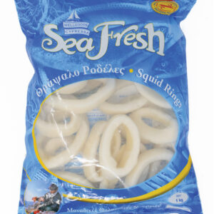 Thrapsalo (Squid) Rings 30% Seafresh Fao 87 (1Kg) 700g (Each)