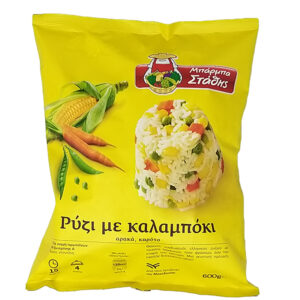 Μπαρμπα Σταθης Rice With Corn 600gr