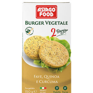 Asiago Veggie Burger Beans and Quinoa 150gr