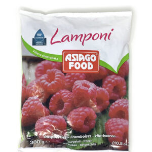 Asiago Frozen Raspberries 300gr