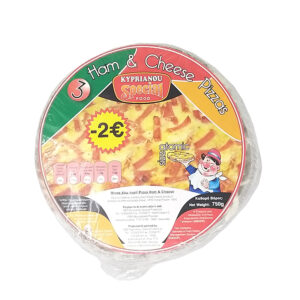 Kyprianou Pizza Ham and Cheese 1×3 750gr