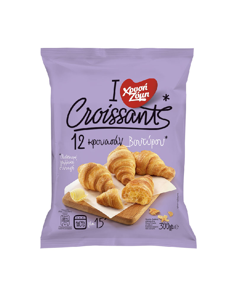 Xrysh Zymh Butter Croissant 300gr