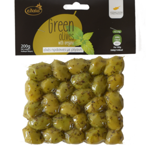 Green Olives With Oregano 200gr