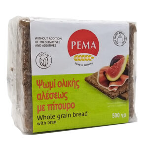 Pema Whole Grain Bread With Bran 500gr