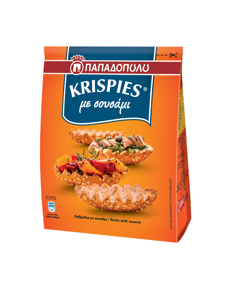 Krispies Sesame Toasted Rolls 200gr