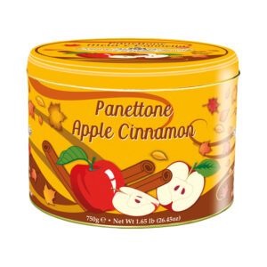 Panettone Apple and Cinnamon Tin 750gr