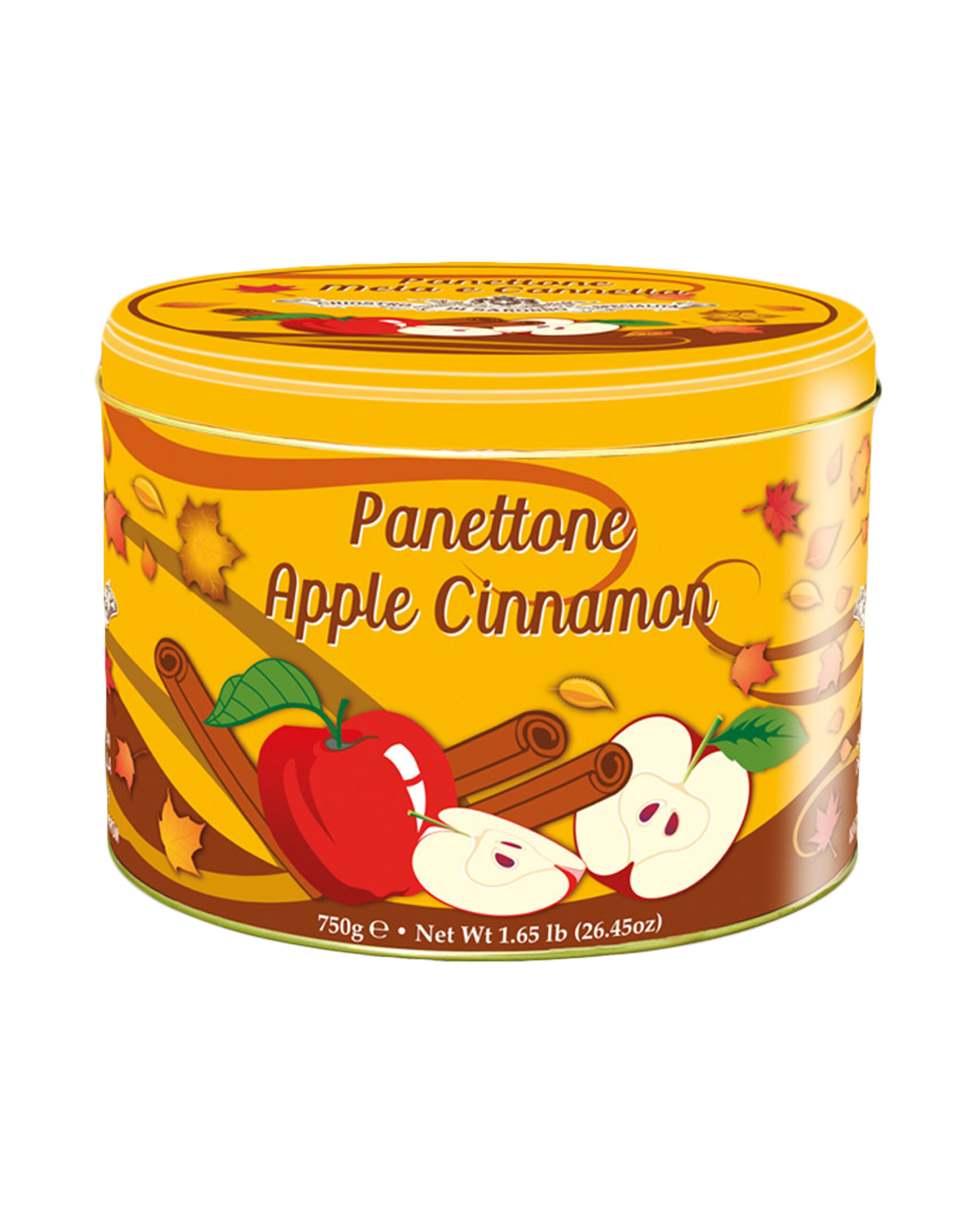 Panettone Apple and Cinnamon Tin 750gr
