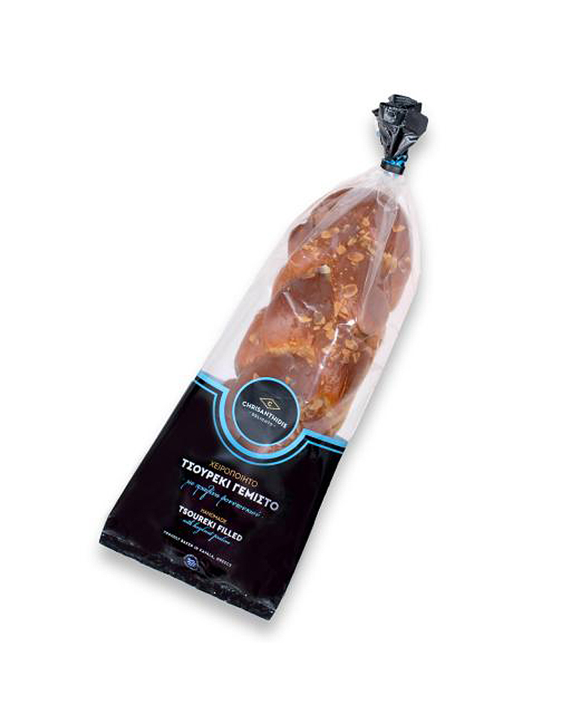 Chrisanthidis Traditional Tsoureki With Hazelnut Praline 500gr