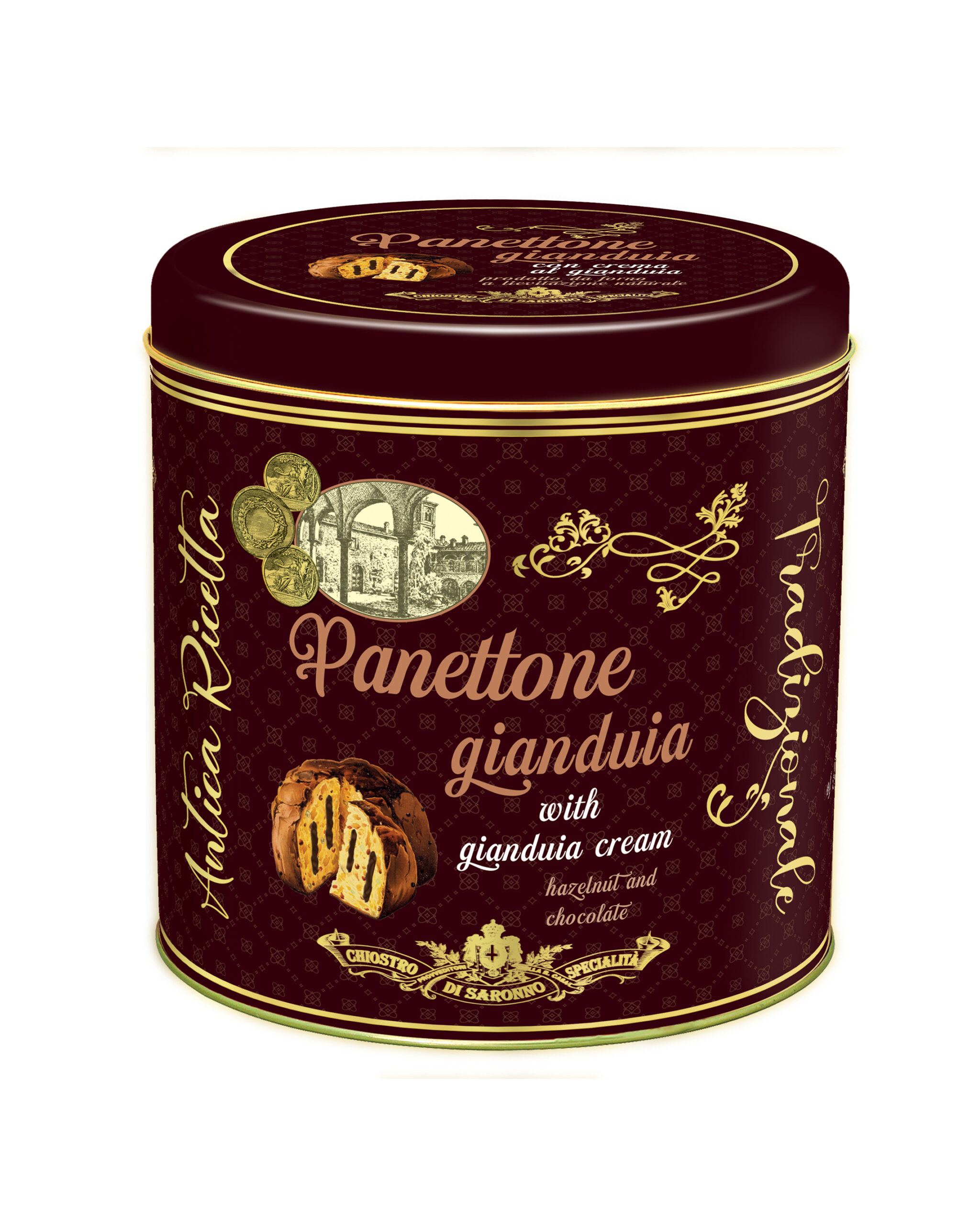 Panettone Ganduia Tin Luxury Edition 750gr