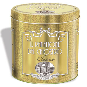 Panettone Tin Gold Riboon 1kg
