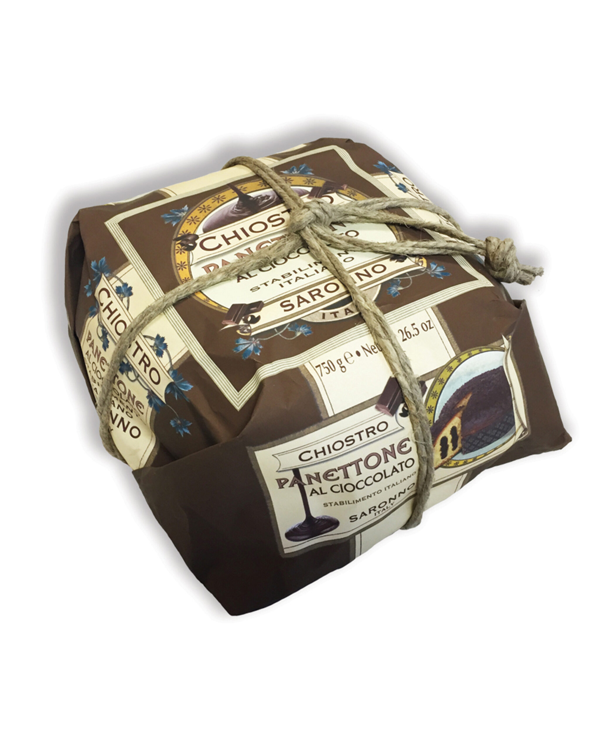Panettone Cioccolato Hand Wrapped 750gr