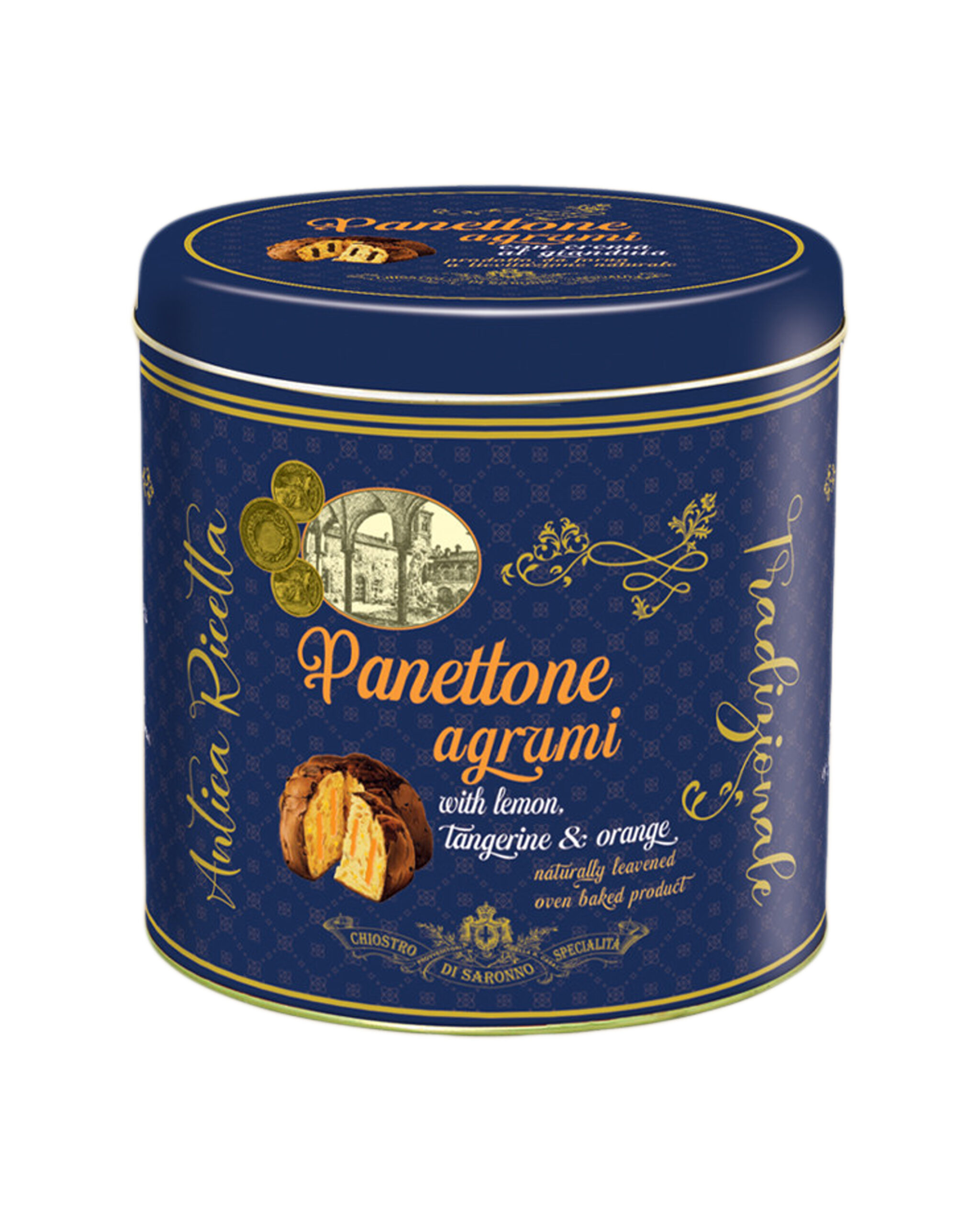 Panettone Agrumi Tin Luxury Edition 750gr