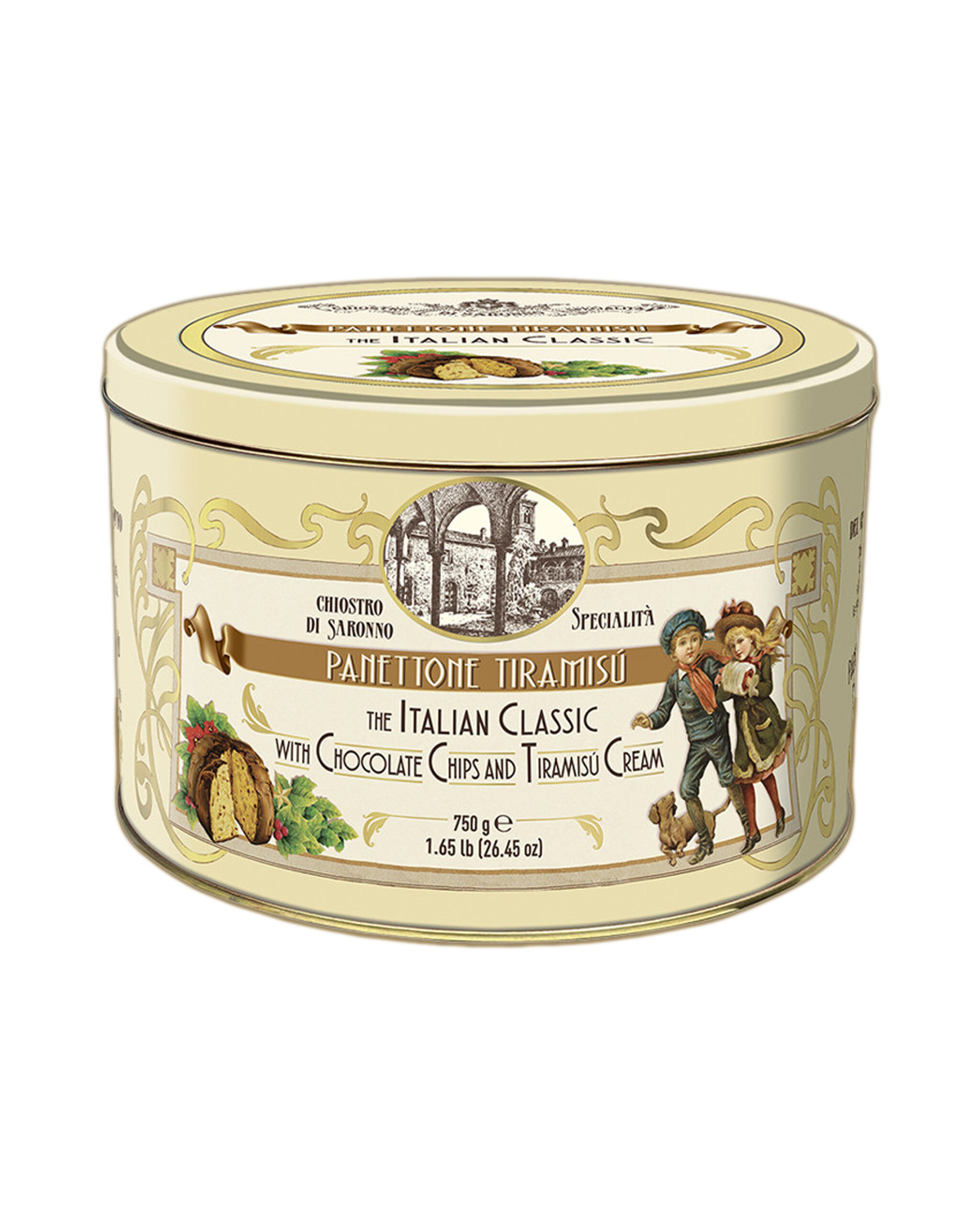 Panettone Tiramisu Tin Vintage Memories 750gr