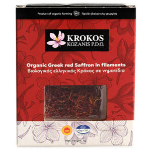 Organic Greek Red Saffron In Filaments
