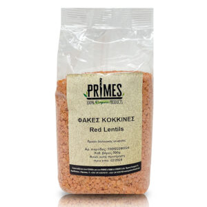 Primes Bio Red Lentils 500gr