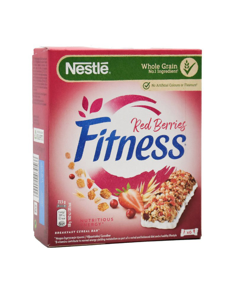 Fitness Red Berries Bars 6X23.5gr