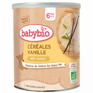 Babybio Organic Cereal With Vanilla 220gr