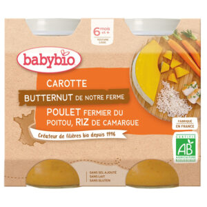 Babybio Organic Sweet Corn and Chicken Puree 200gr