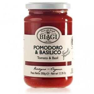 Biagi Organic Tomato and Basil Sauce 350gr