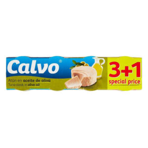 Calvo Tuna in Olive Oil 4x80gr (3+1 FREE)