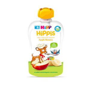 Hipp Apple Banana Pouch Bio 100gr