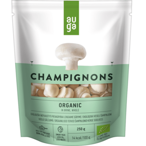 Auga Mushrooms Champignon Sliced In Brine 250gr