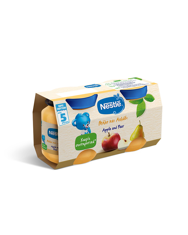 Nestle Apple Pear 2X125gr