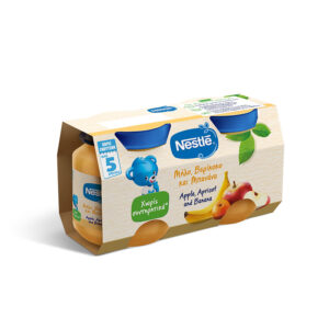 Nestle Apple Apricot Banana 2X125gr