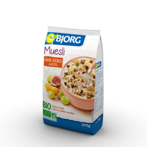 Bjorg Muesli With No Added Sugar 375gr