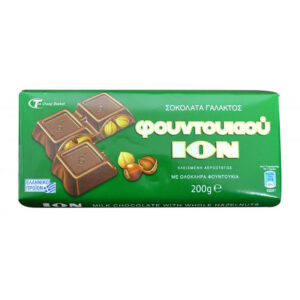 ION Milk Chocolate With Whole Hazelnuts 200gr