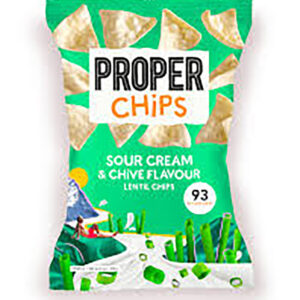 Proper Sour Cream and Chive Lentil Chips 85gr