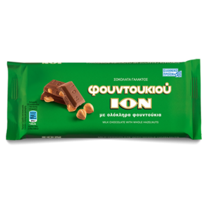 ION Milk Chocolate With Whole Hazelnuts 100gr
