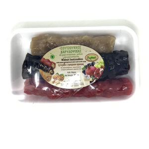 Soutzoukos Mix (Pomegrenate, grape, Carob) With Walnut 500gr