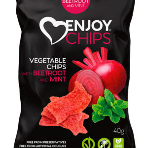 Enjoy Chips Beetroot and Mint 40gr