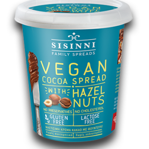 Sisinni Vegan Cocoa Spread With Hazelnuts 400gr
