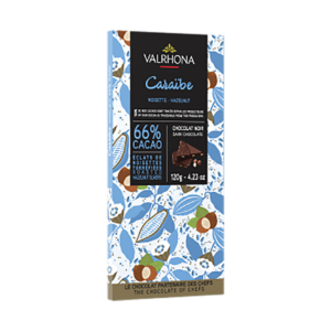 Valrhona Caraibe 66% Hazelnut Bar 120gr