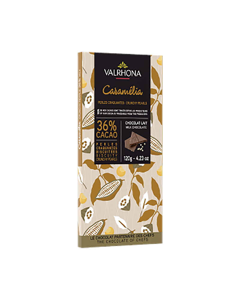 Valrhona Caramelia 36% Crunchy Bar 120gr