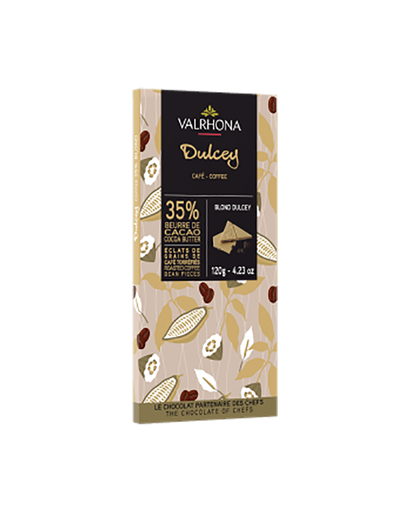 Valrhona Dulcey 35 % Crunchy Bar 120gr