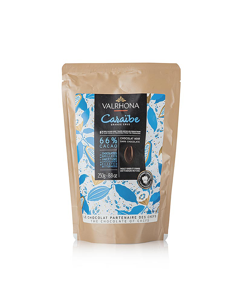 Valrhona Caraibes 66% Feves 250Gr