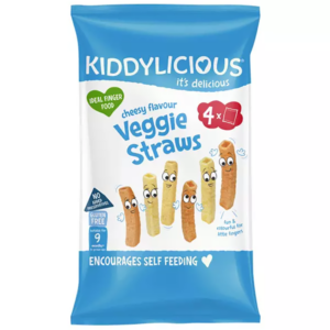 Kiddylicious Cheesy Straws Multi 4X12gr (48gr)