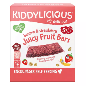 Kiddylicious Crispy Tiddlers Banana Multi 4X12gr (48gr)
