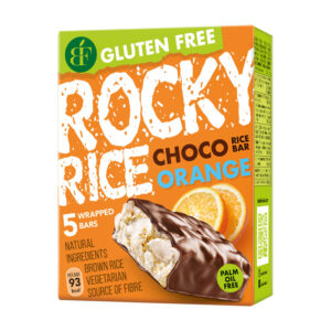 Rocky Rice Rice Bars with Chocolate and Orange 5x18gr